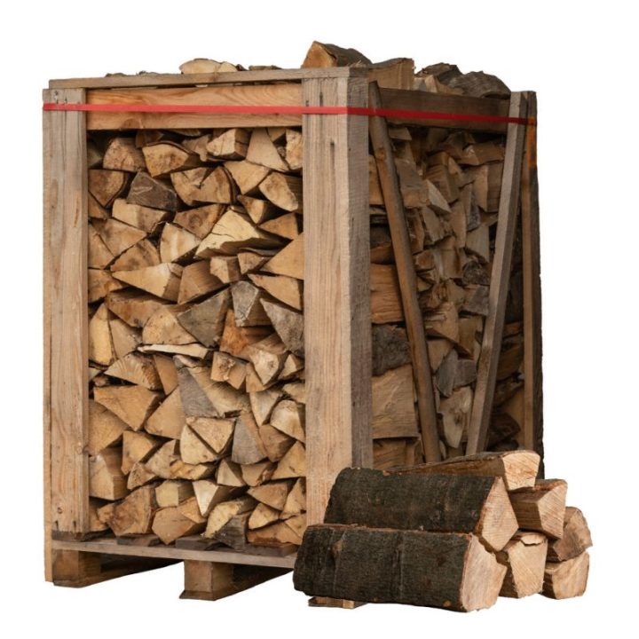 Bois de chauffage 100 % hêtre — 25 cm — Palette de 1,7 stère