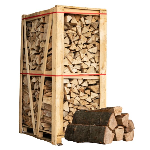 Bois de chauffage 100 % hêtre — 33 cm — Palette de 3 stères
