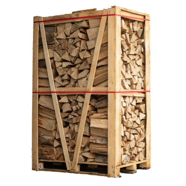 Bois de chauffage 100 % hêtre — 30 cm — Palette de 3 stères