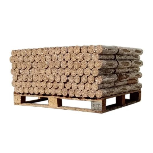 Bois densifié feuillus — Demi-palette de 538 kg