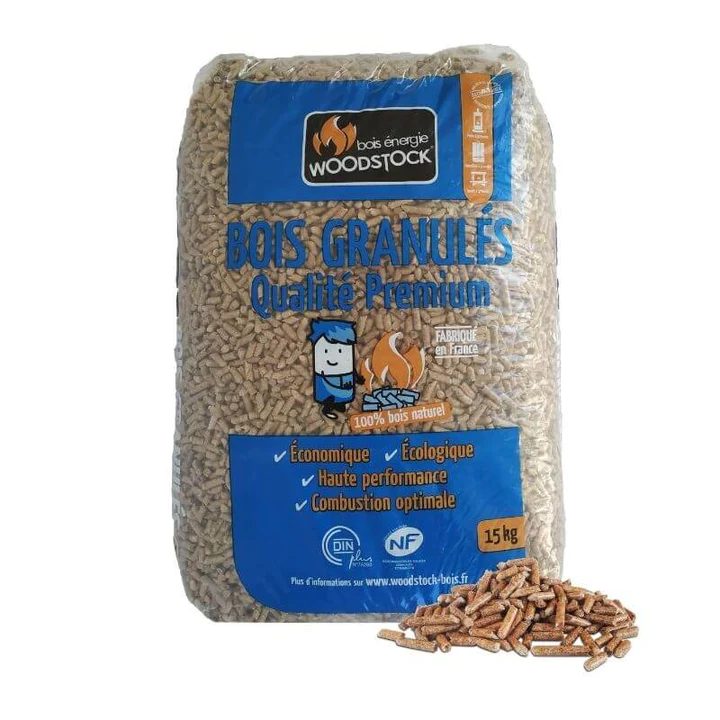 Granulés de bois — Palette de 78 sacs de 15 kg
